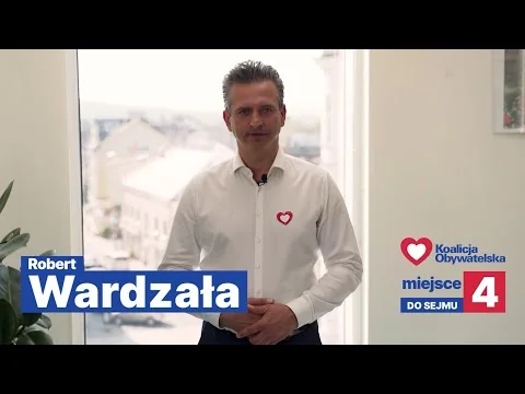 Robert Wardzała — miniatura nagrania: Apel wyborczy z 2023 roku