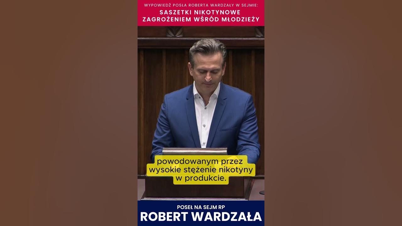 Miniatura nagrania: Saszetki nikotynowe. Apel o ochronę młodych i późniejsze zmiany przepisów