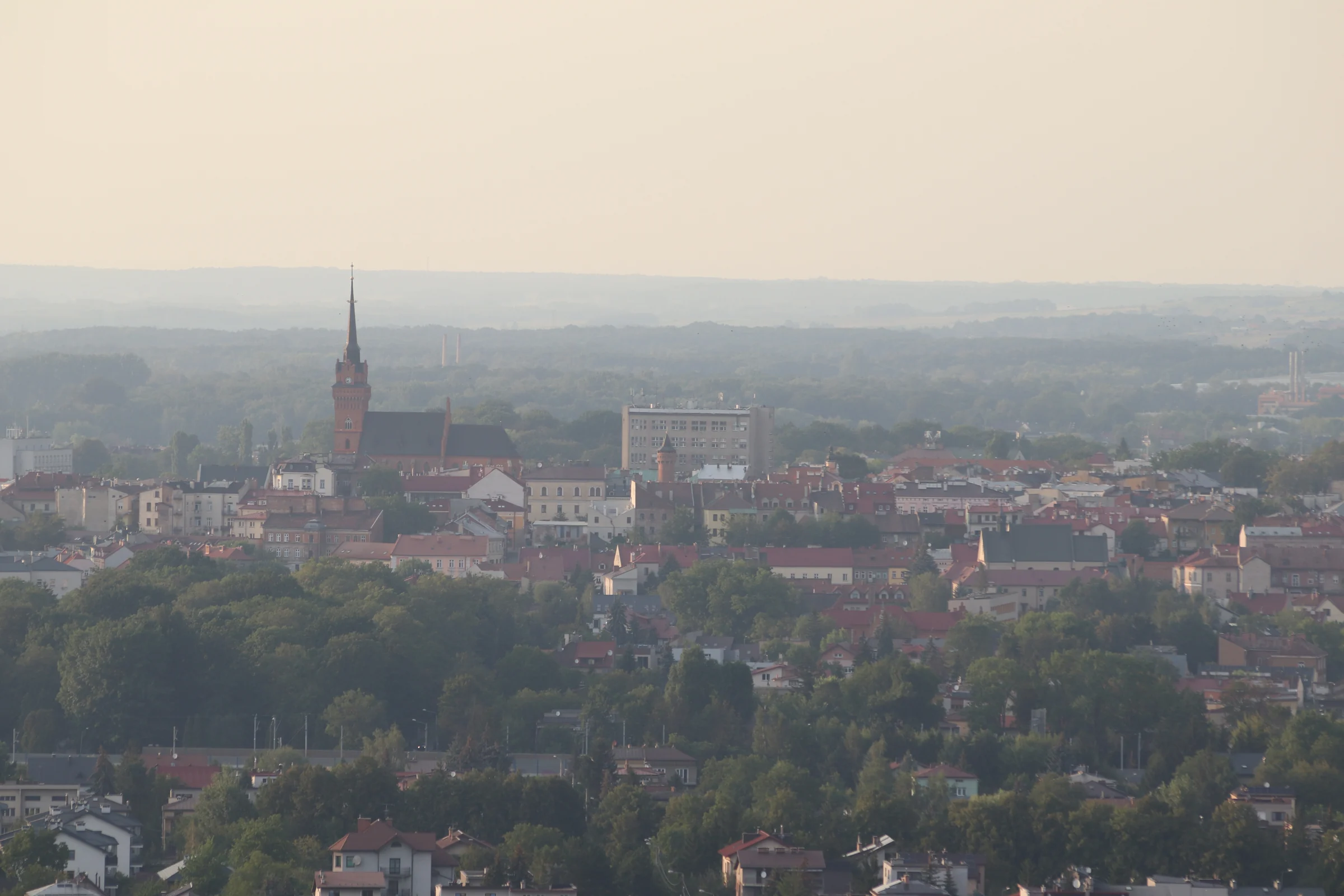 Tarnów — panorama miasta z Góry św. Marcina